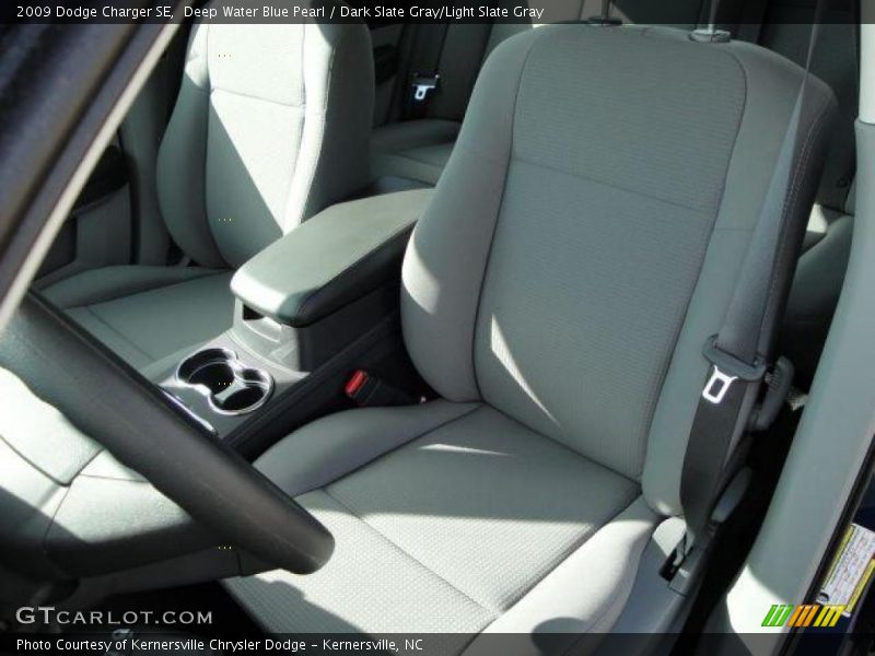 Deep Water Blue Pearl / Dark Slate Gray/Light Slate Gray 2009 Dodge Charger SE