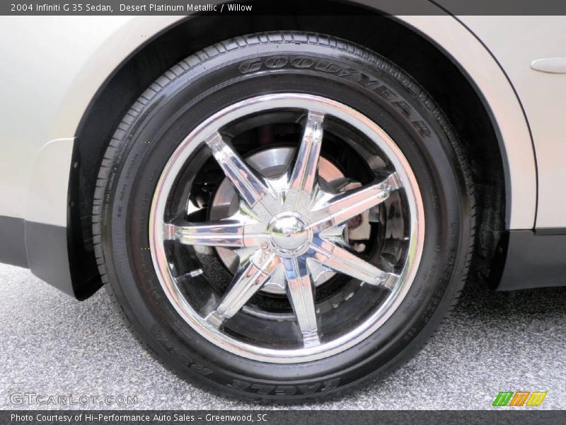Desert Platinum Metallic / Willow 2004 Infiniti G 35 Sedan
