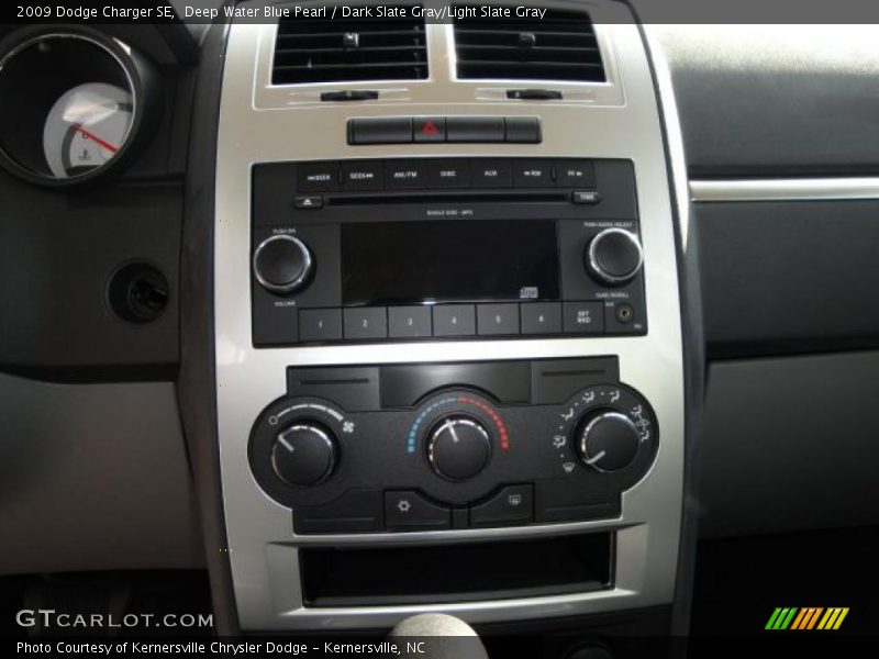 Deep Water Blue Pearl / Dark Slate Gray/Light Slate Gray 2009 Dodge Charger SE