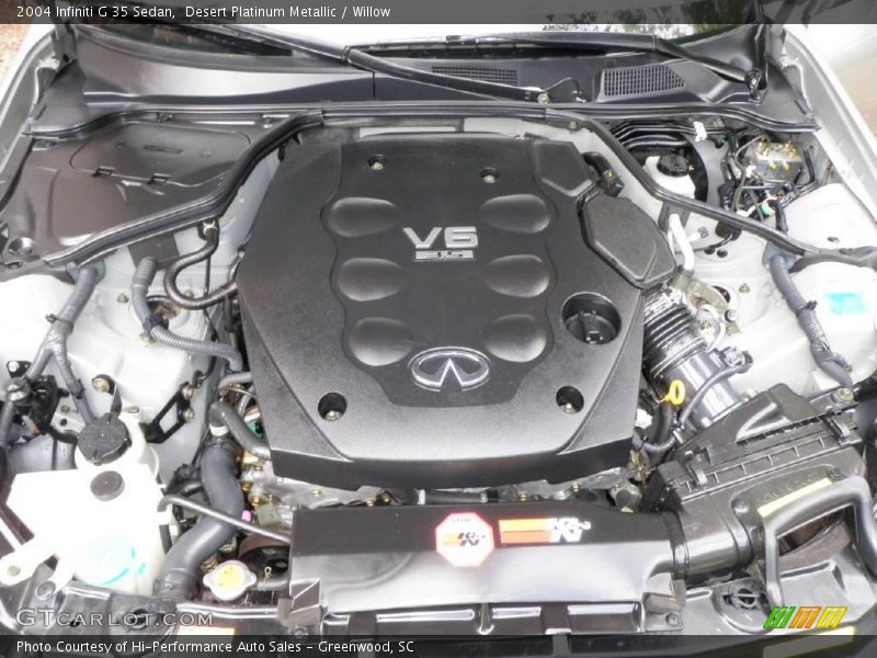 Desert Platinum Metallic / Willow 2004 Infiniti G 35 Sedan