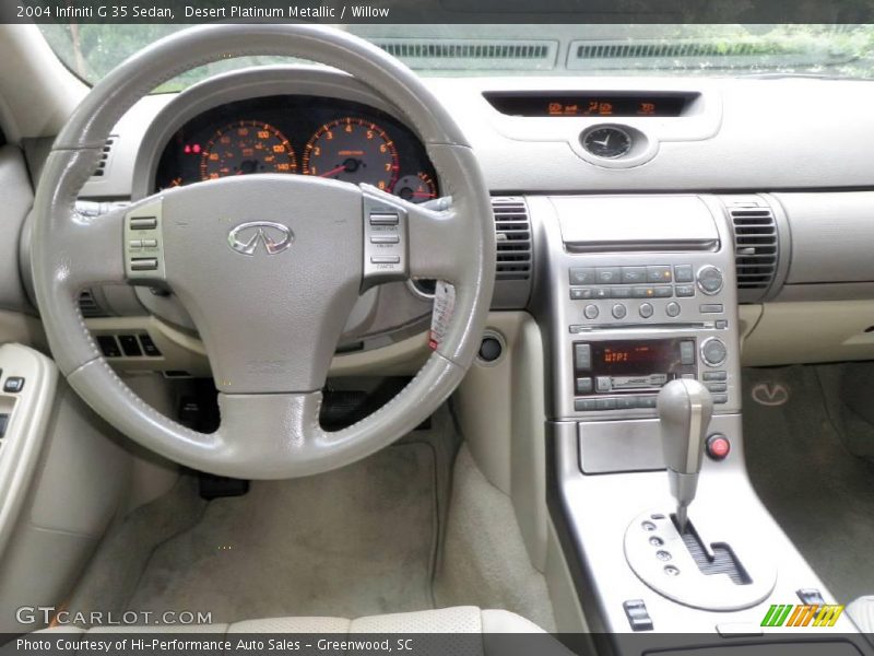 Desert Platinum Metallic / Willow 2004 Infiniti G 35 Sedan