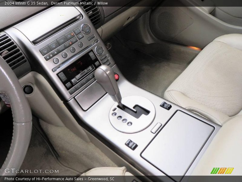 Desert Platinum Metallic / Willow 2004 Infiniti G 35 Sedan