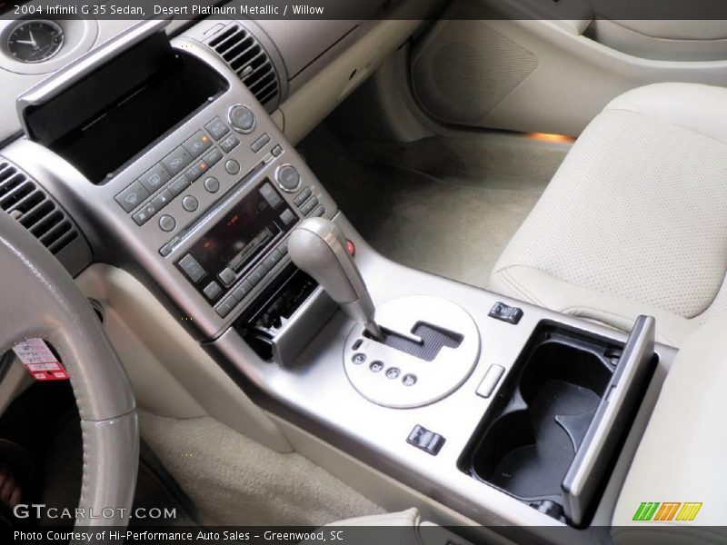 Desert Platinum Metallic / Willow 2004 Infiniti G 35 Sedan