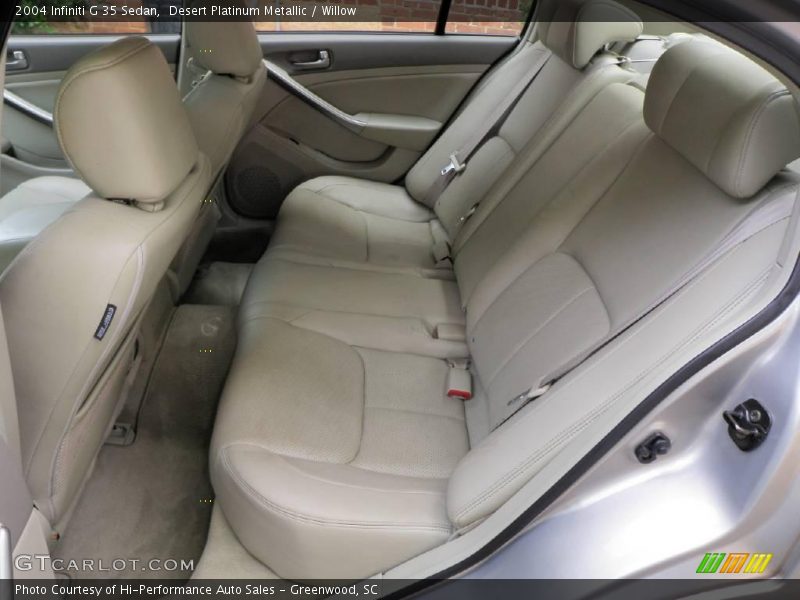 Desert Platinum Metallic / Willow 2004 Infiniti G 35 Sedan