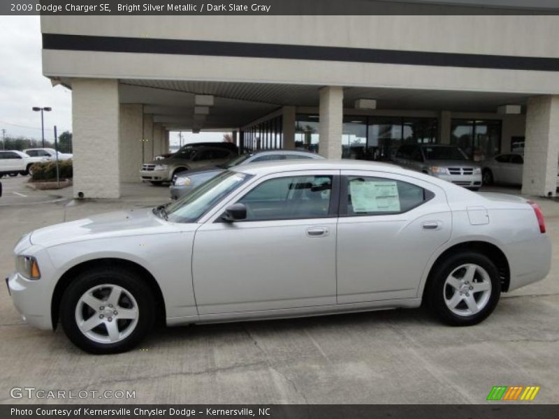 Bright Silver Metallic / Dark Slate Gray 2009 Dodge Charger SE