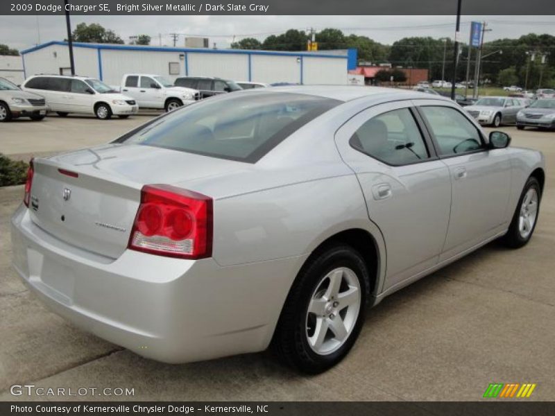 Bright Silver Metallic / Dark Slate Gray 2009 Dodge Charger SE