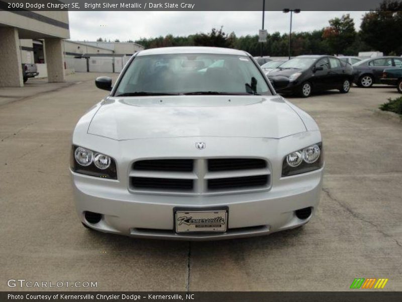 Bright Silver Metallic / Dark Slate Gray 2009 Dodge Charger SE