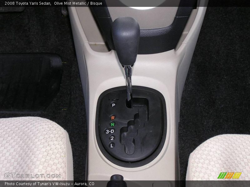 Olive Mist Metallic / Bisque 2008 Toyota Yaris Sedan