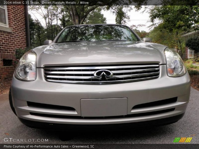 Desert Platinum Metallic / Willow 2004 Infiniti G 35 Sedan