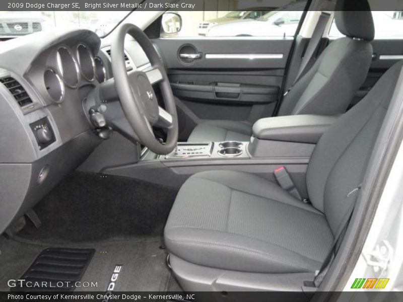 Bright Silver Metallic / Dark Slate Gray 2009 Dodge Charger SE