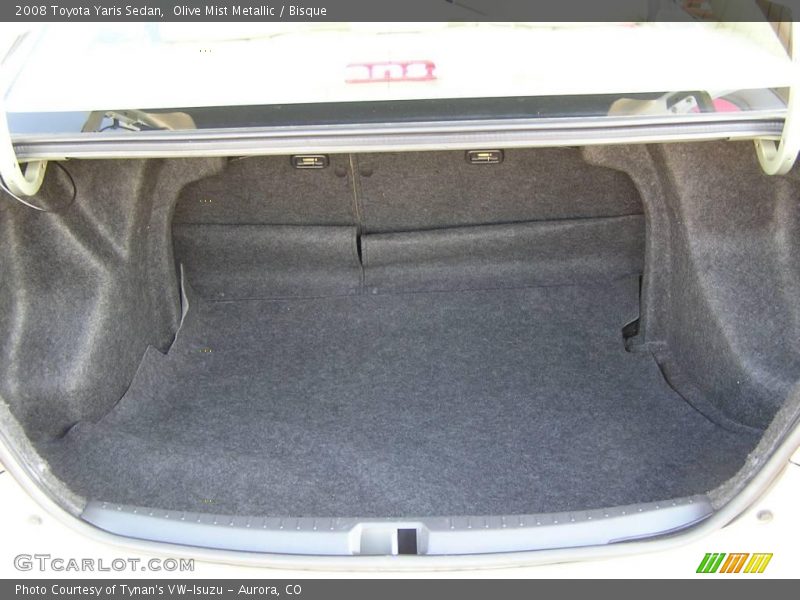 Olive Mist Metallic / Bisque 2008 Toyota Yaris Sedan