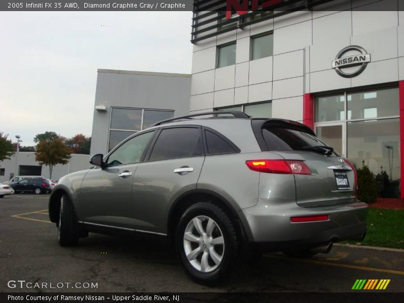 Diamond Graphite Gray / Graphite 2005 Infiniti FX 35 AWD