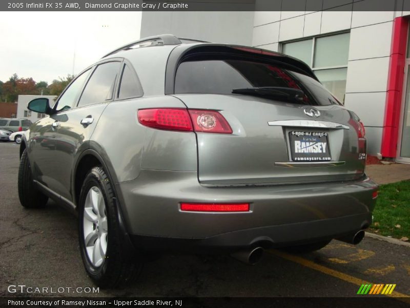 Diamond Graphite Gray / Graphite 2005 Infiniti FX 35 AWD
