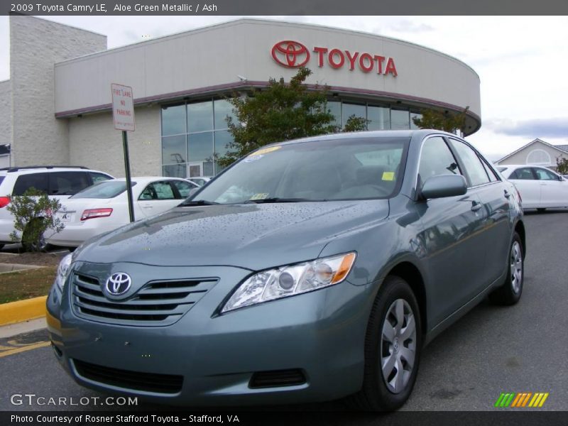 Aloe Green Metallic / Ash 2009 Toyota Camry LE