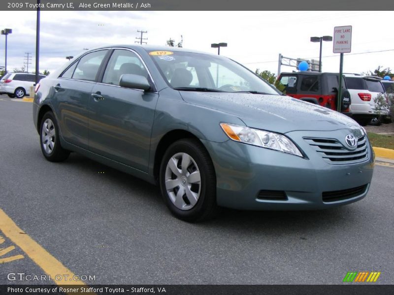 Aloe Green Metallic / Ash 2009 Toyota Camry LE