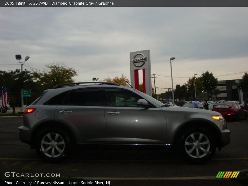 Diamond Graphite Gray / Graphite 2005 Infiniti FX 35 AWD