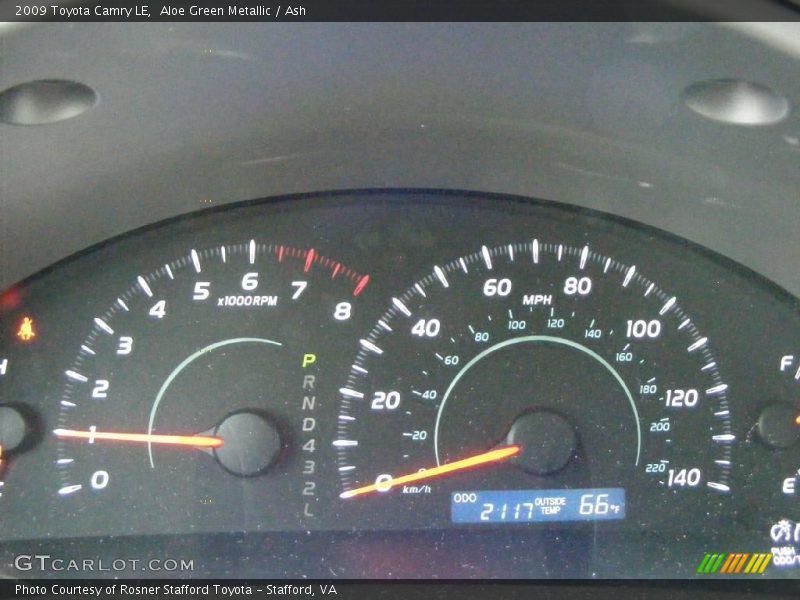 Aloe Green Metallic / Ash 2009 Toyota Camry LE