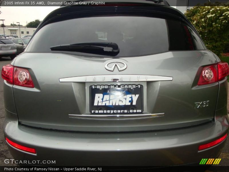 Diamond Graphite Gray / Graphite 2005 Infiniti FX 35 AWD