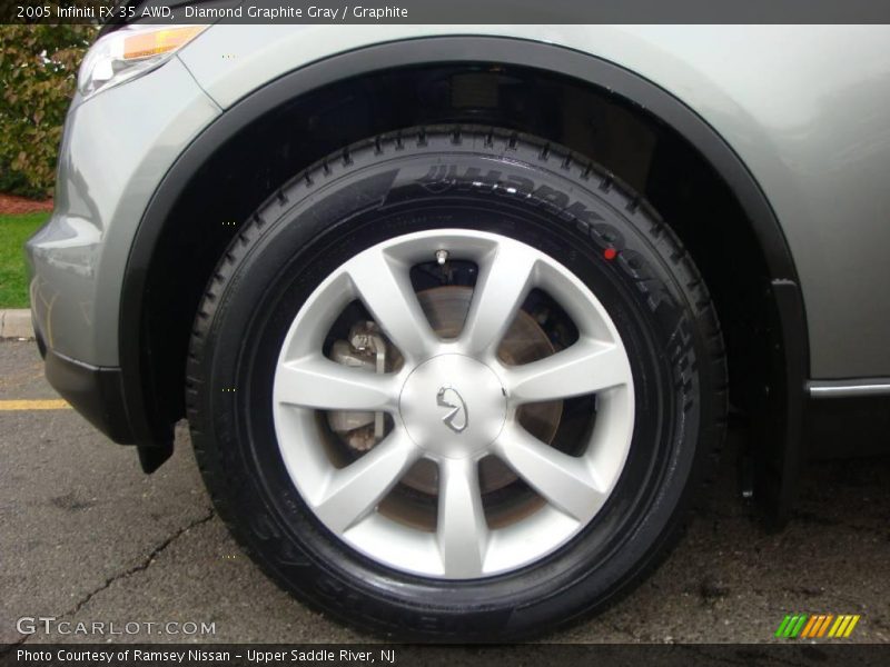 Diamond Graphite Gray / Graphite 2005 Infiniti FX 35 AWD