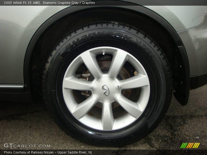 Diamond Graphite Gray / Graphite 2005 Infiniti FX 35 AWD