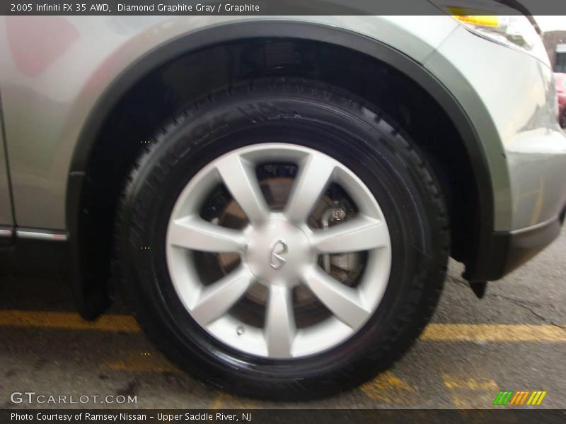 Diamond Graphite Gray / Graphite 2005 Infiniti FX 35 AWD