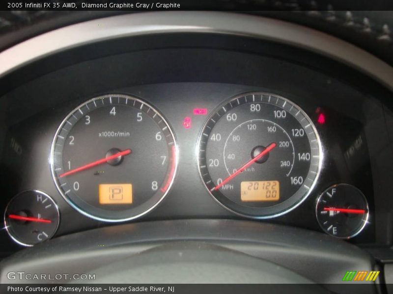 Diamond Graphite Gray / Graphite 2005 Infiniti FX 35 AWD