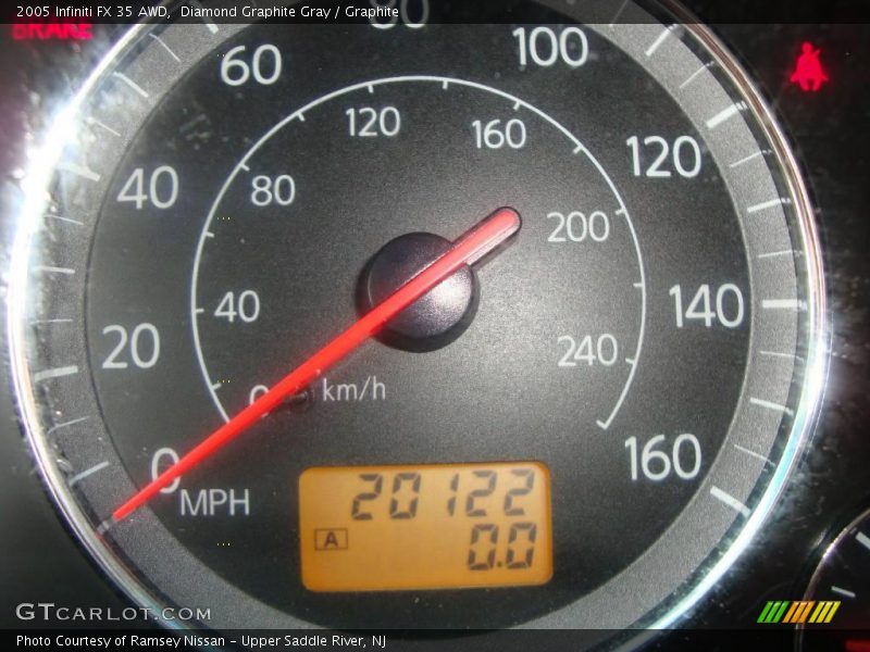 Diamond Graphite Gray / Graphite 2005 Infiniti FX 35 AWD