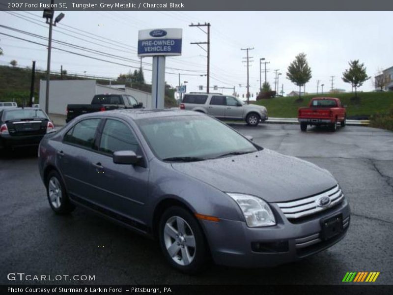 Tungsten Grey Metallic / Charcoal Black 2007 Ford Fusion SE