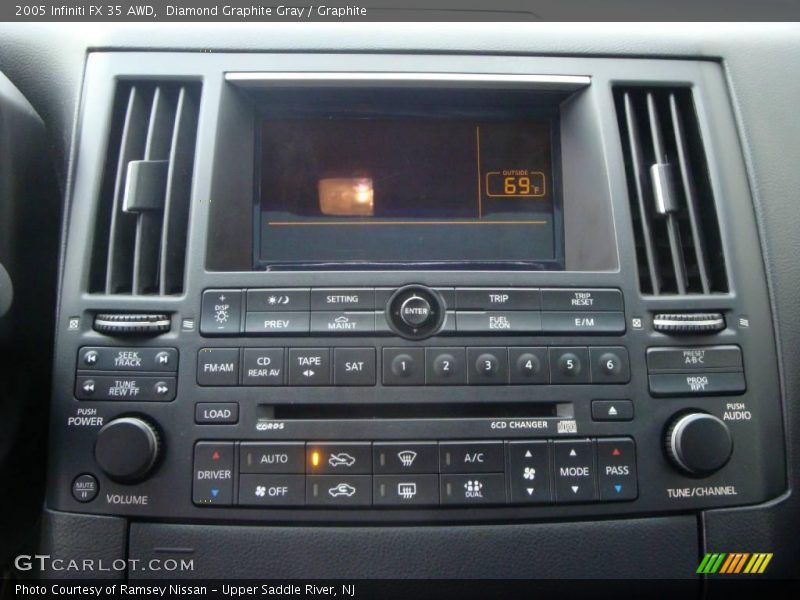 Diamond Graphite Gray / Graphite 2005 Infiniti FX 35 AWD