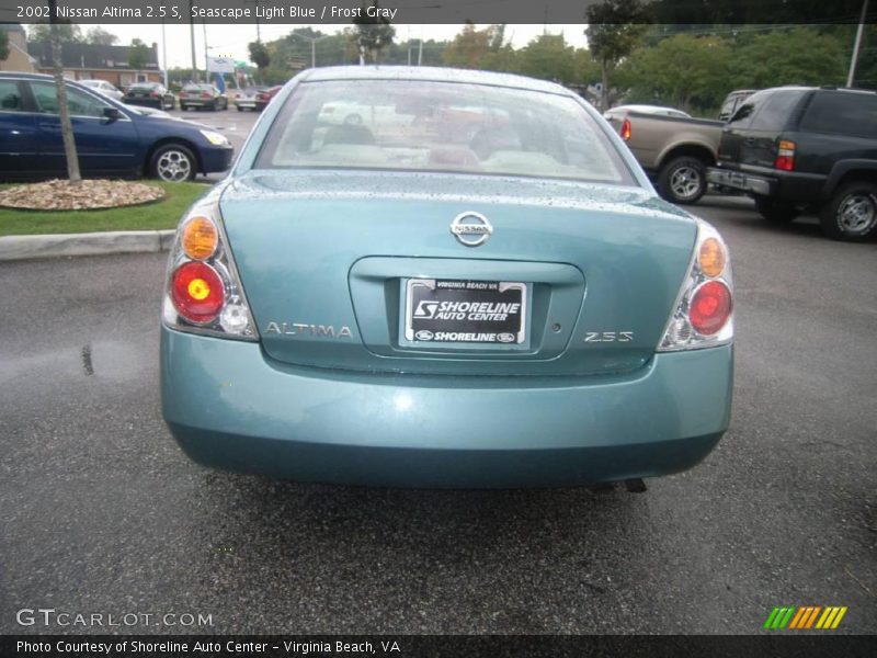 Seascape Light Blue / Frost Gray 2002 Nissan Altima 2.5 S