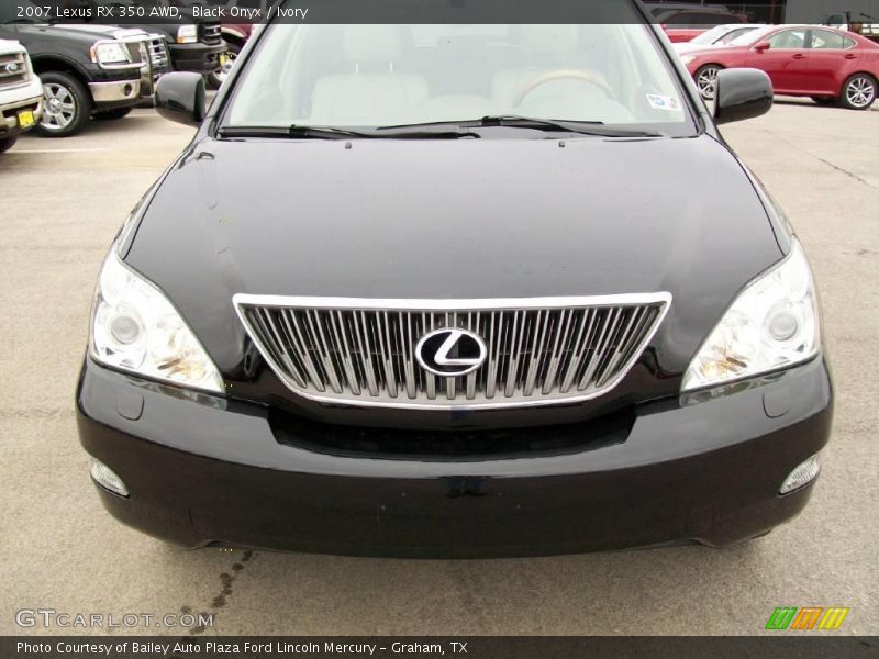 Black Onyx / Ivory 2007 Lexus RX 350 AWD