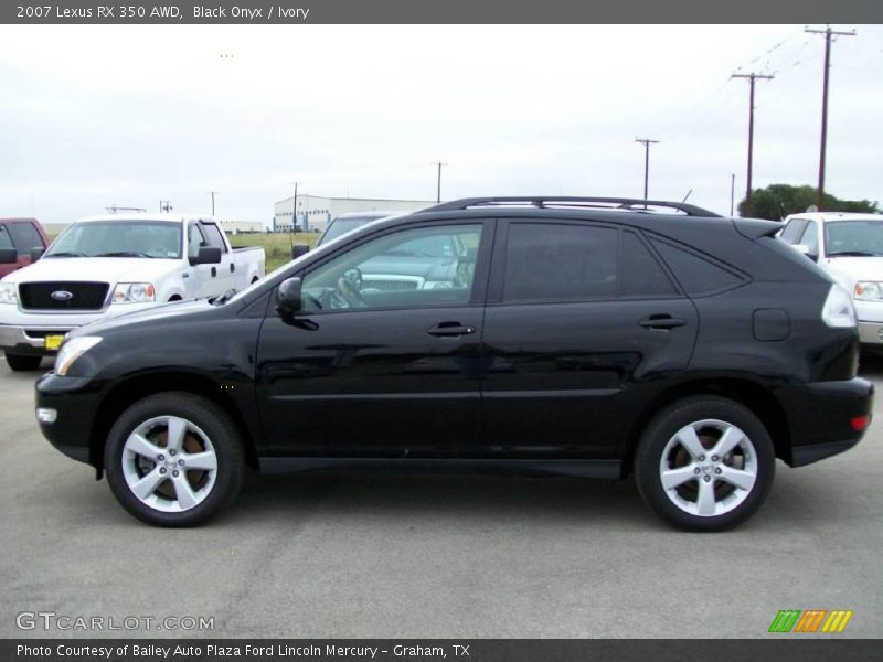 Black Onyx / Ivory 2007 Lexus RX 350 AWD