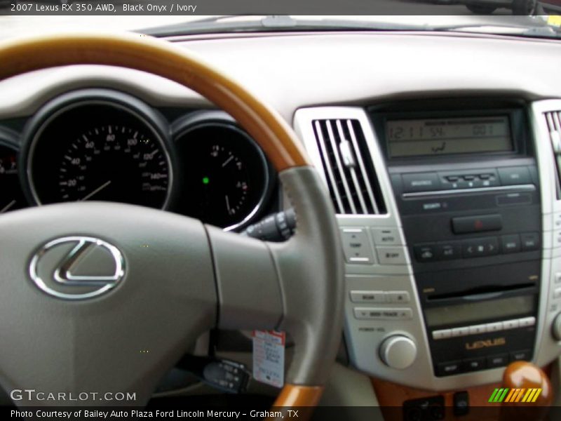Black Onyx / Ivory 2007 Lexus RX 350 AWD