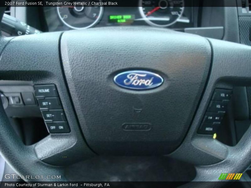 Tungsten Grey Metallic / Charcoal Black 2007 Ford Fusion SE