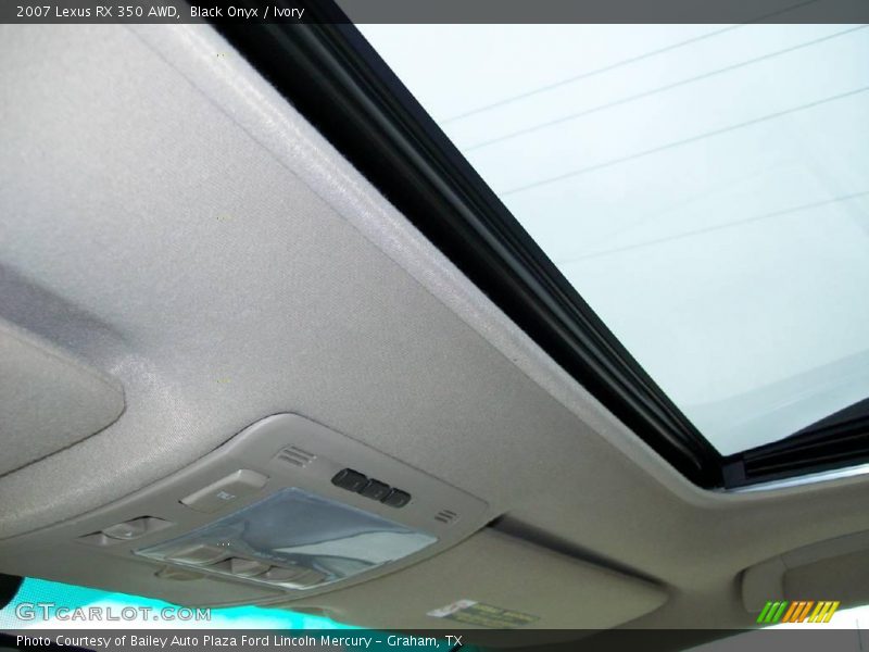 Black Onyx / Ivory 2007 Lexus RX 350 AWD