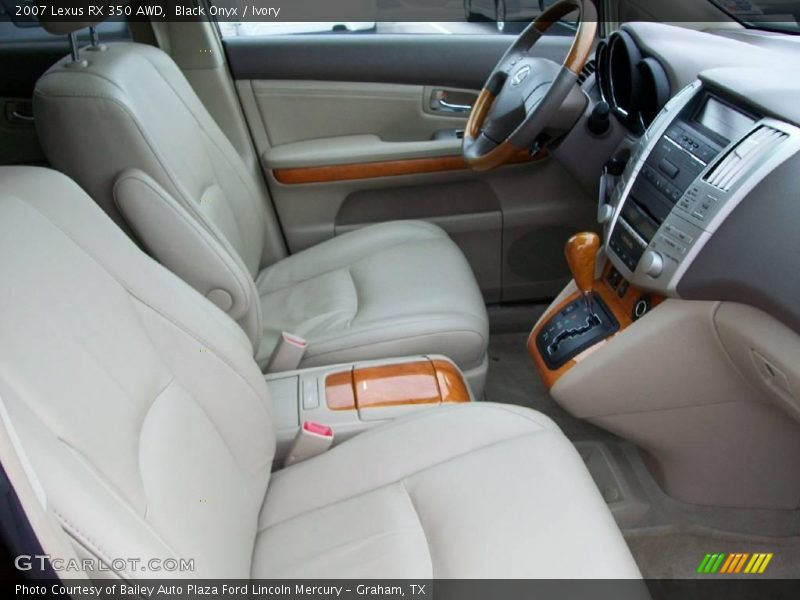 Black Onyx / Ivory 2007 Lexus RX 350 AWD