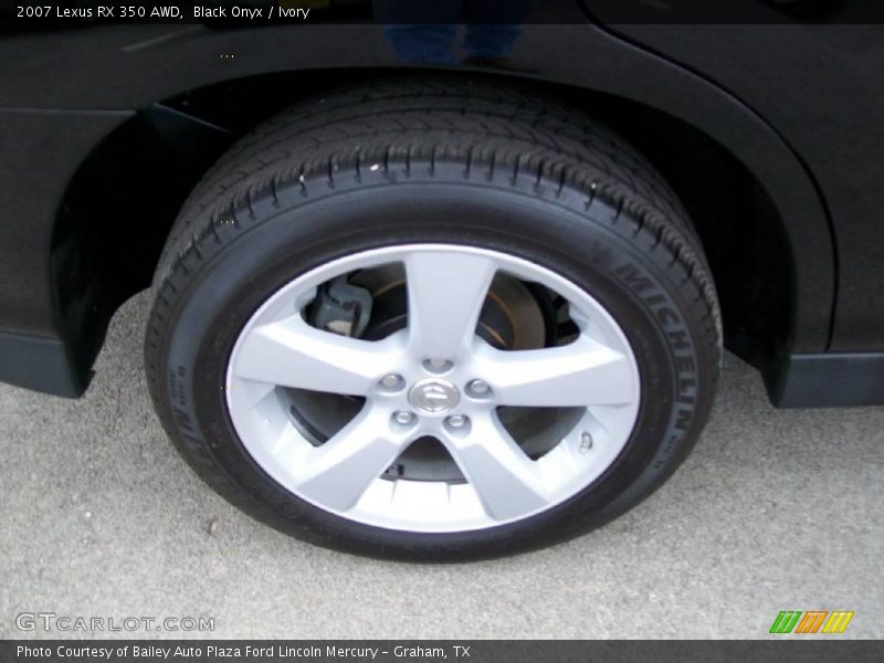 Black Onyx / Ivory 2007 Lexus RX 350 AWD