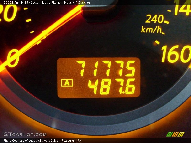 Liquid Platinum Metallic / Graphite 2006 Infiniti M 35x Sedan