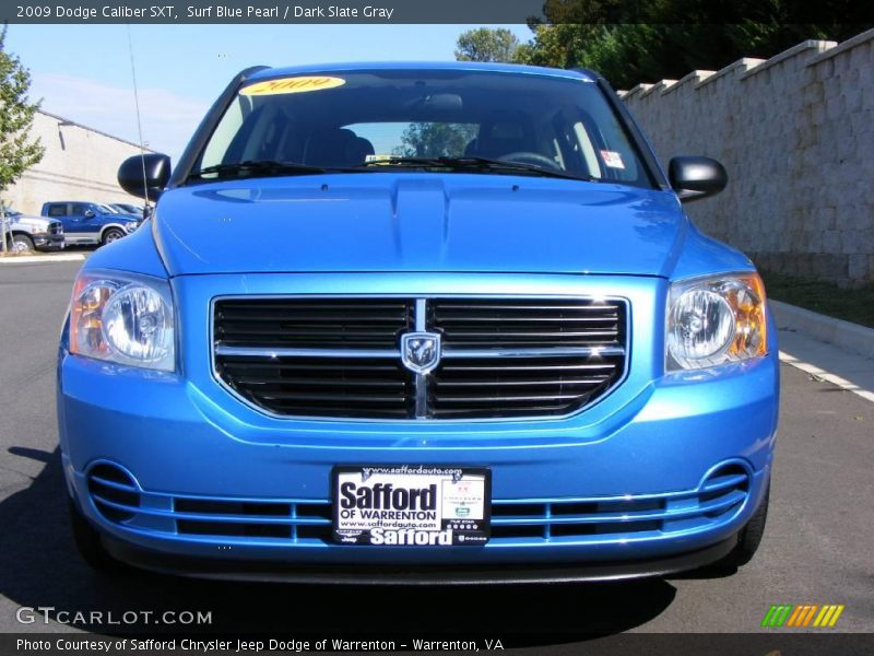 Surf Blue Pearl / Dark Slate Gray 2009 Dodge Caliber SXT