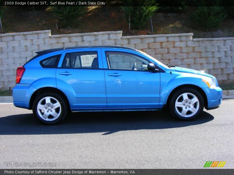 Surf Blue Pearl / Dark Slate Gray 2009 Dodge Caliber SXT