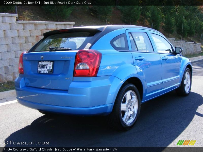 Surf Blue Pearl / Dark Slate Gray 2009 Dodge Caliber SXT