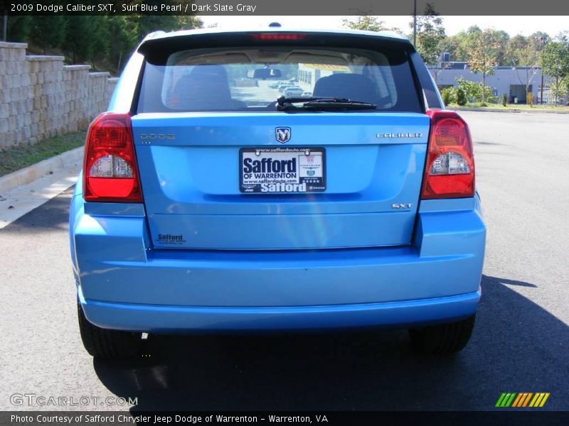 Surf Blue Pearl / Dark Slate Gray 2009 Dodge Caliber SXT