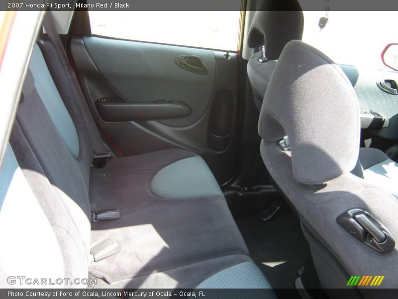Milano Red / Black 2007 Honda Fit Sport