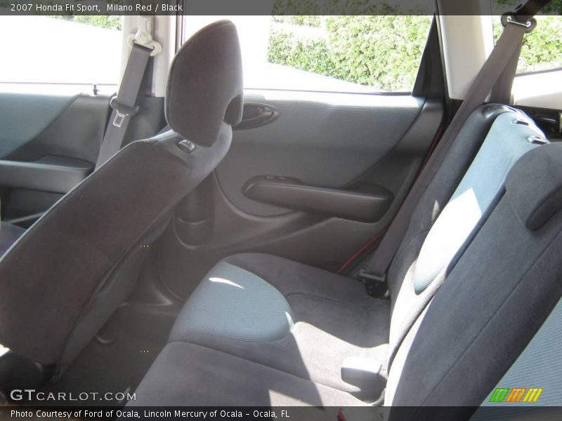 Milano Red / Black 2007 Honda Fit Sport