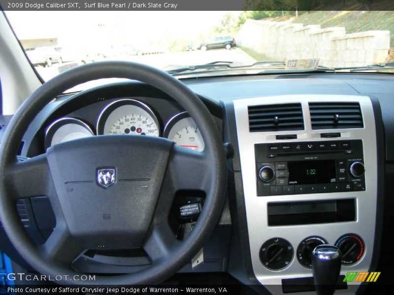 Surf Blue Pearl / Dark Slate Gray 2009 Dodge Caliber SXT