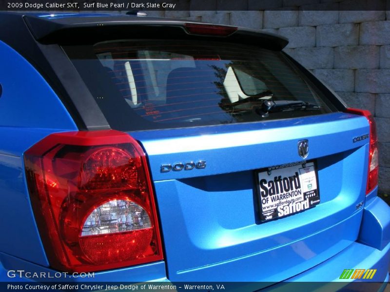 Surf Blue Pearl / Dark Slate Gray 2009 Dodge Caliber SXT