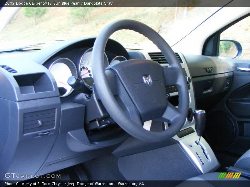 Surf Blue Pearl / Dark Slate Gray 2009 Dodge Caliber SXT