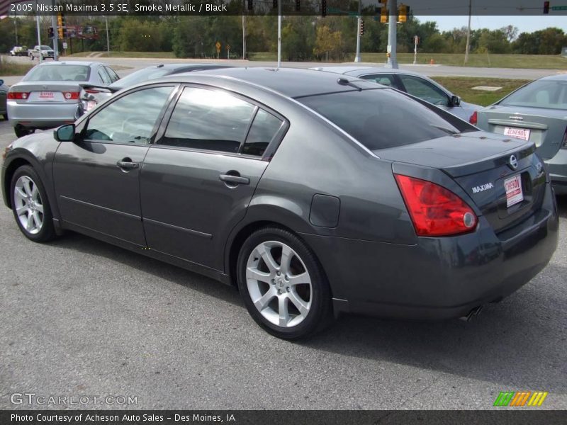 Smoke Metallic / Black 2005 Nissan Maxima 3.5 SE