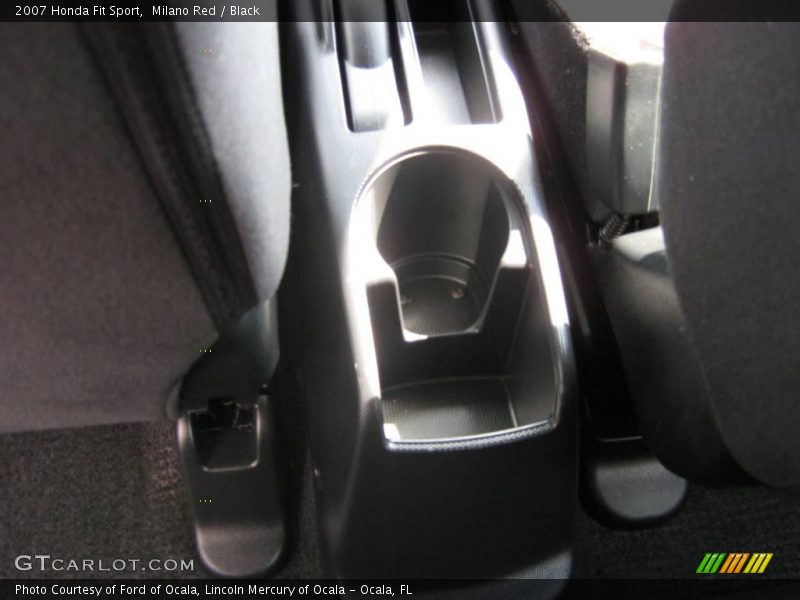 Milano Red / Black 2007 Honda Fit Sport