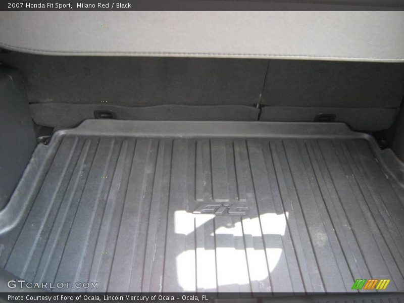 Milano Red / Black 2007 Honda Fit Sport